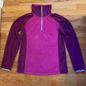 Columbia Purple Quarter Zip